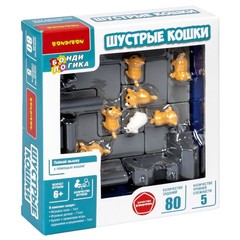 Логическая игра Bondibon "ШУСТРЫЕ КОШКИ", арт. R168-2.