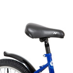 Велосипед NOVATRACK 18" STRIKE синий, тормоз нож, крылья корот, защита А-тип