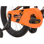 Велосипед NOVATRACK 16" JUSTER чёрный, тормоз нож, пласт крылья, полная защ. цепи