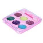 Набор детской декор. косметики Bondibon Eva Moda, CRD 19x13x2 см; тени для век с блёстками 6 оттенков (4,2г), аппликатор 1 шт., арт. 71002A.