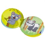 Книга для купания с проявл.картинками, Bondibon, "ЖИВОТНЫЕ", 13,5х14см, пищалка, pvc