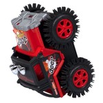 Пласт. джип- перевёртыш 4WD на батарейках, Bondibon "Парк Техники", ВОХ 11х8х8,5 см, цвет красный, арт.M11-D.