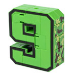 Трансформер 2в1 BONDIBOT Bondibon PB 13x7x4 см, розовый пластик.бокс, цифра"9".