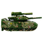 Трансформер робот-танк Leopard, 2в1 BONDIBOT Bondibon, ВОХ 22х23,3х9 см, цвет зелёный хаки.