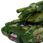 Трансформер робот-танк Leopard, 2в1 BONDIBOT Bondibon, ВОХ 22х23,3х9 см, цвет зелёный хаки.