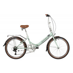 Велосипед NOVATRACK 20" складной, AURORA, коричневый, Shimano 6 speed, TY21/TS38/SG-6SI