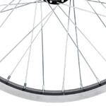 Колесо заднее 20" для BMX, двойной алюм. обод 36H, алюм. втулка, ось 14х175 мм, 9Т, черный
