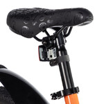 Велосипед NOVATRACK 16" EXTREME алюм., оранжевый, полная защ.цепи, V-brake, короткие крылья, полная