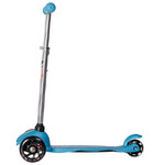 Самокат Novatrack Disco-kids Basic, колеса 120x76мм, синий