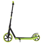 Самокат Novatrack Polis Plastic NF, колеса 230х180 мм, зеленый