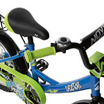 Велосипед NOVATRACK 16" VECTOR синий, тормоз нож, крылья, багажник, полная защ.цепи