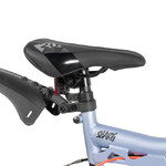 Велосипед NOVATRACK 20" SHARK серо-голубой, сталь, 6-скор, Microshift/Microshift MS25, V-brake