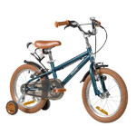Велосипед NOVATRACK 14" VALIANT, сталь, тёмно-зелёный, полная защита цепи, ручной передний и задний