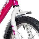 Велосипед FOXX 14" SIMPLE розовый, сталь, тормоз нож, крылья, багажник, полная защ.цепи, передняя ко
