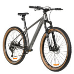Велосипед STINGER 27.5" GRADIENT PRO серый, алюминий, размер SM