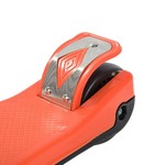 Самокат-кикборд Novatrack RainBow, подростковый, складной, широкие свет.колеса PU 120*90,ватер стикер, оранжевый