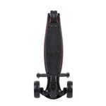 Самокат-кикборд Novatrack RainBow, подростковый, складной, широкие свет.колеса PU 120*90,ватер стикер, оранжевый