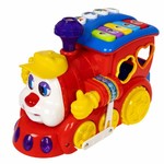 Игрушка развивающая пласт. сортер Bondibon, ПАРОВОЗИК, BOX