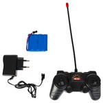 Упр. радио маш.джип внедорожник FullFunc аккум./адапт.,Play Smart"Безумные гонки", М1:20, BOX 29,8х16,6х15,9см, чёрный, арт.9809-02.
