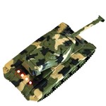Боевой танк на ик-управлении Play Smart, Full Func, аккум./ адаптер, BOX 49,5x15x14,5 см, зелёный хаки, арт.9807.