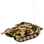 Боевой танк на ик-управлении Play Smart, Full Func, аккум./ адаптер, BOX 49,5x15x14,5 см, коричневый хаки, арт.9808.