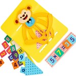 Обучающие игры Bondibon «СЧИТАЙ И УМНОЖАЙ», обезьянка, BOX