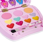 Набор детской декор., косметики Bondibon Eva Moda, BOX 32х35,3х8,5 см; косметичка-сумочка; помада -2шт.(3г) / лак для ногтей -3шт.(16,5мл) / румяна -3шт.(7,5г) /тени для век -4шт.(3,8г) / блеск для губ -4шт.(2,4г) / аппликатор -1шт. / кисть -2шт.,арт.J-10