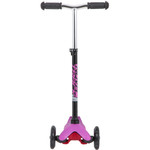 Самокат для детей Novatrack Disco-kids Basic, свет.колеса PU пер.120*24  задн.76*24мм, эргоно