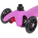 Самокат для детей Novatrack Disco-kids Basic, свет.колеса PU пер.120*24  задн.76*24мм, эргоно