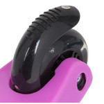 Самокат для детей Novatrack Disco-kids Basic, свет.колеса PU пер.120*24  задн.76*24мм, эргоно