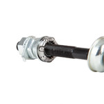 Ось с подшипниками для втулок  SF A03F 28H; O.L.D. 100MM; AXLE S45C 3/8"; под гайки