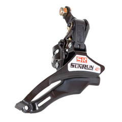 Переключатель скоростей перед.Front derailleur 6/7sp compatible for 42/34/24; 18T Capacity, downpull